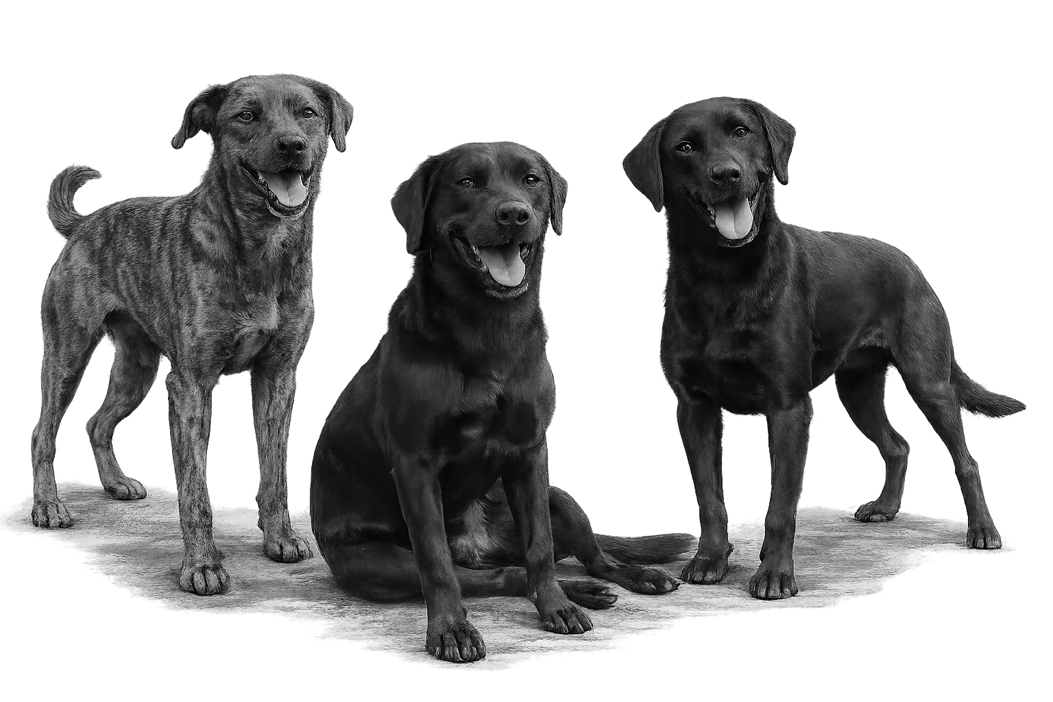 Safira, Logan y Spike